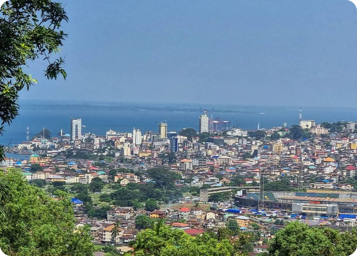 Sierra Leone cityscape